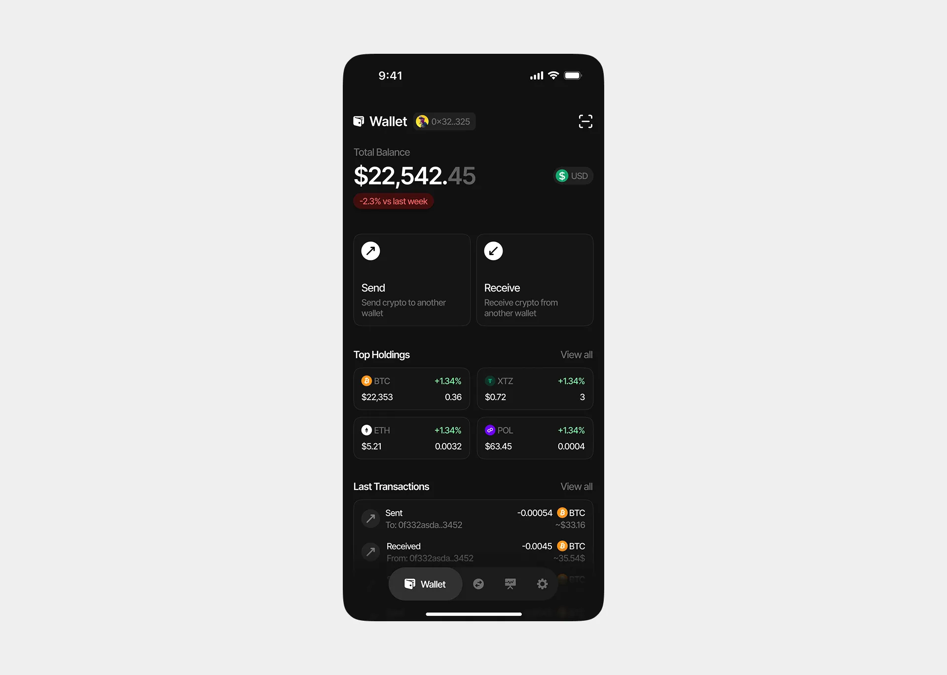 Product design work — interface shot 2 of 14